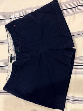 Tommy Hilfiger Navy Women's Cotton Chino Shorts